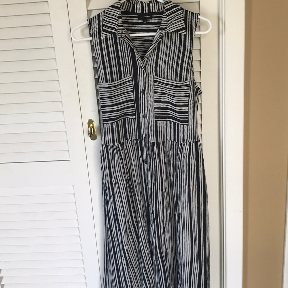 Who What Wear Black and White Dress